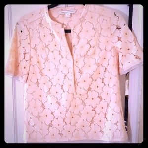 dvf short sleeved blouse